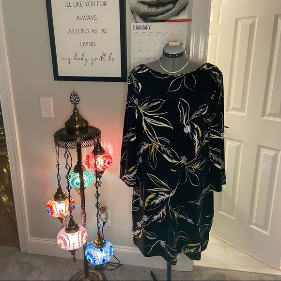 Soma Dresses & Skirts - NWT Soma Black Floral Dress Size XL